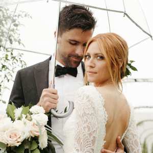 All of the Dresses Brittany Snow Wore on Her Wedding Day to Tyler Stanaland