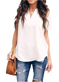 Allimy Flowy Tunic Blouse Perfectly Embodies Classy Summer Style