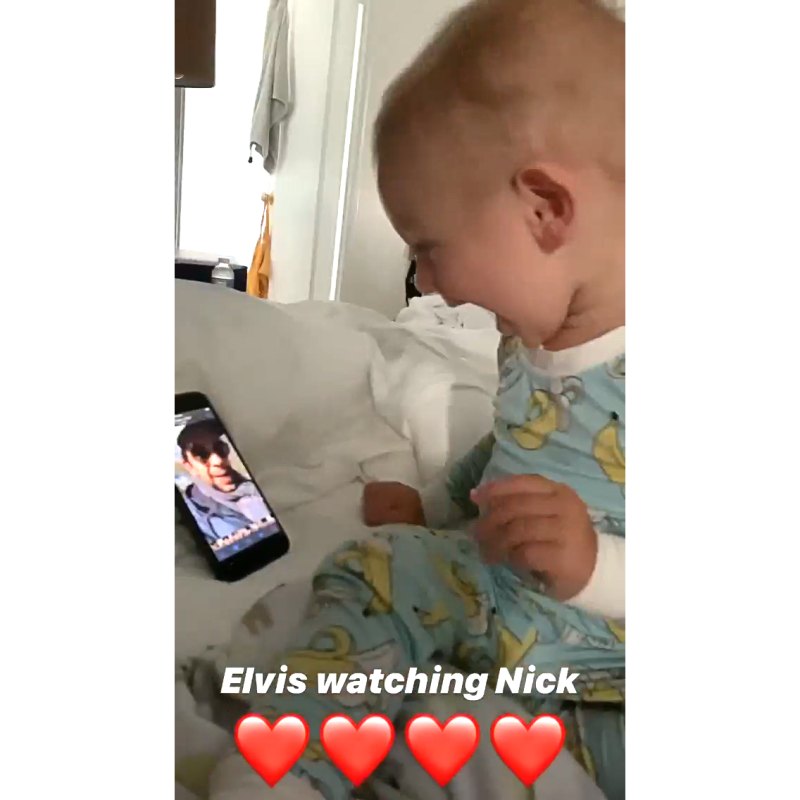 Amanda Kloots Shares Footage of Son Elvis Watching Videos of Late Dad Nick Cordero, Kissing Screen