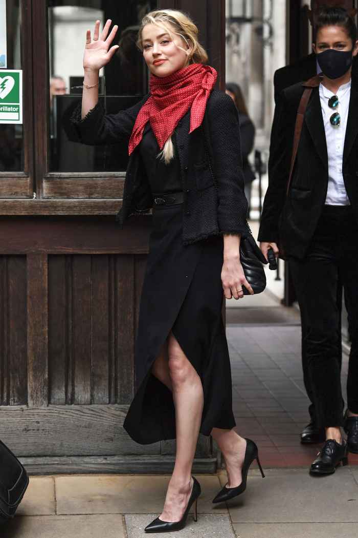 Amber Heard Arrives at The Royal Courts of Justice in London