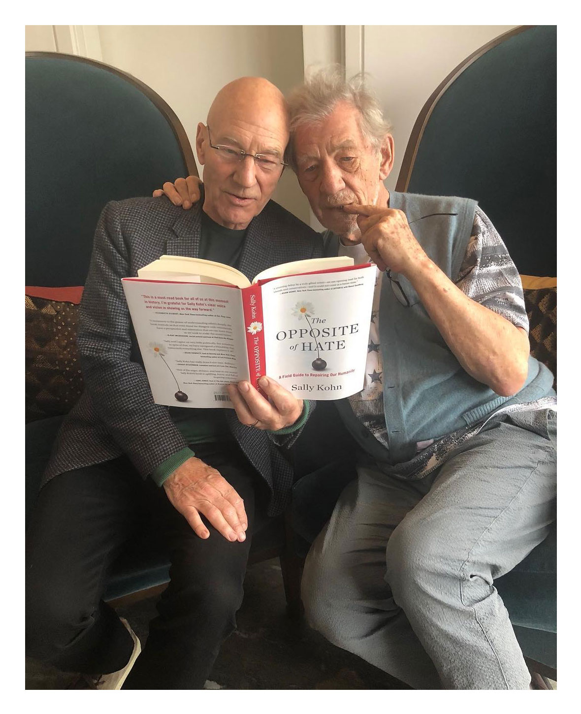 April 2018 Patrick Stewart and Ian McKellen BFF Moments