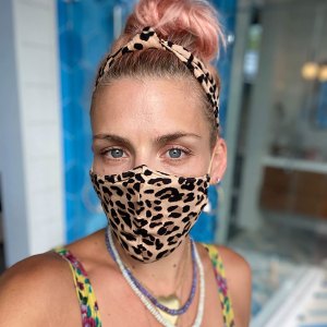 So Chic! Busy Philipps Matches Her Protective Face Mask to Her Headband