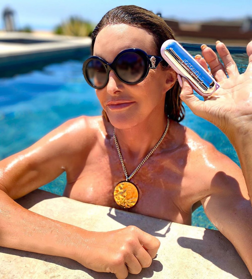 Caitlyn Jenner Goes Skinny Dipping Wearing Only Her Olympic Medal