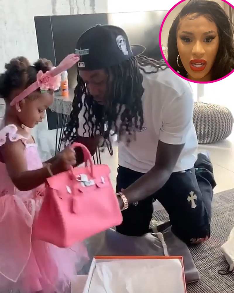 Cardi B Defends Offset Buying Daughter Kulture a Birkin Bag for 2nd Birthday