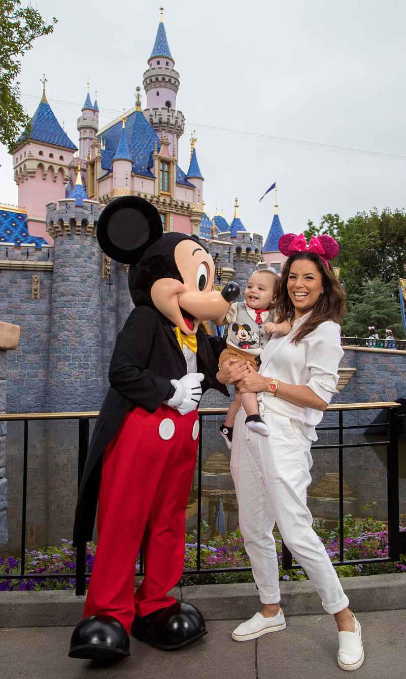 Eva Longoria Celebs Visit Disney Theme Parks