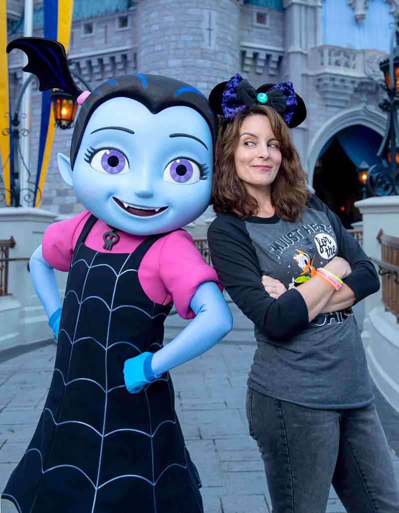 Tina Fey Celebs Visit Disney Theme Parks