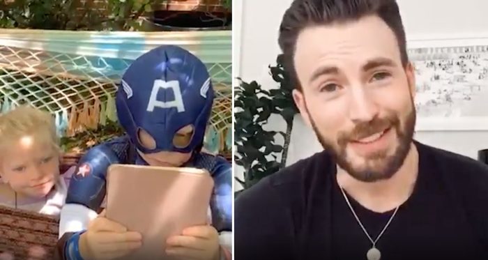 Chris Evans Sends Sweet Video Message to Boy Who Saved Sister From Dog Attack 2