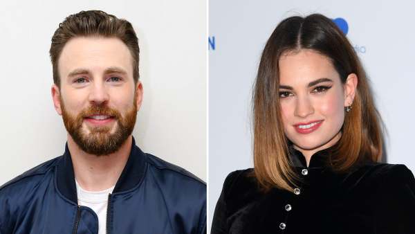 Chris Evans Spotted in London With Lily James