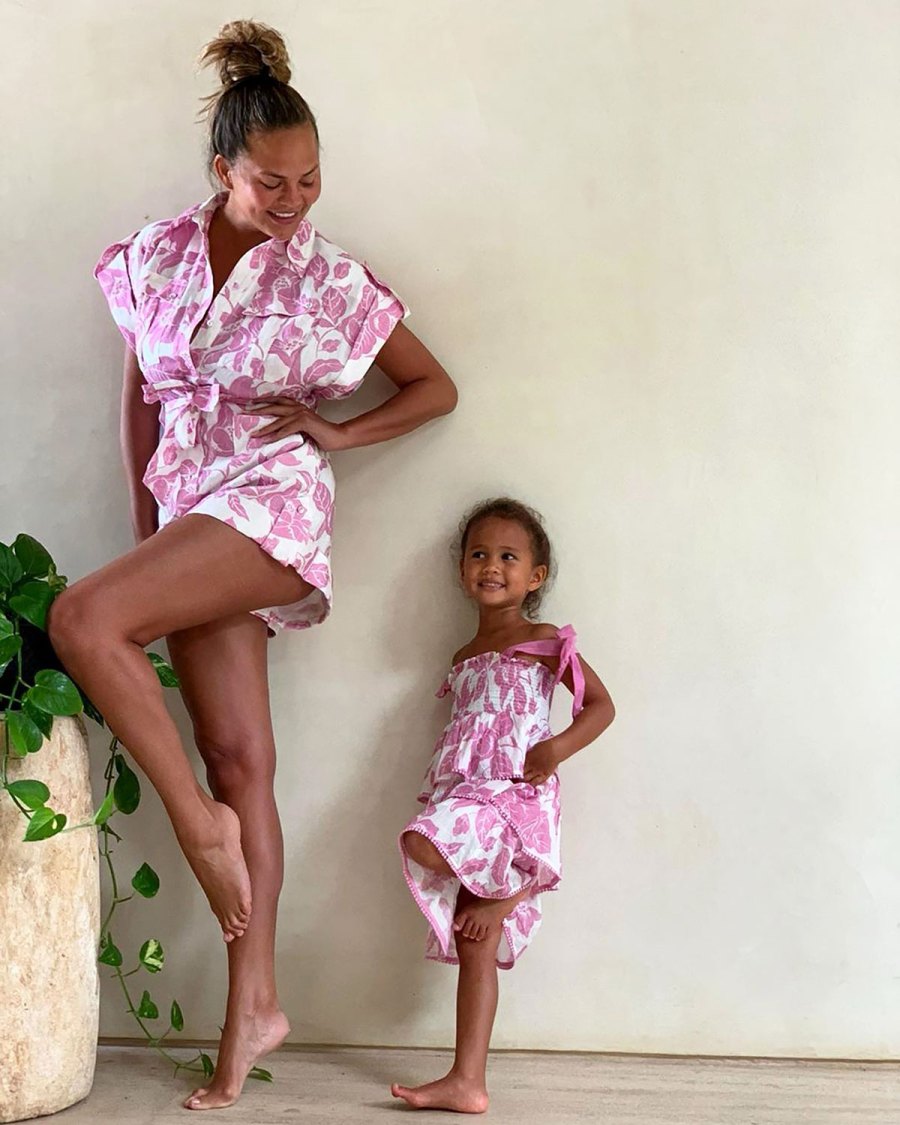 Chrissy Teigen and Luna Twinning Is the Cutest Thing You'll See Today