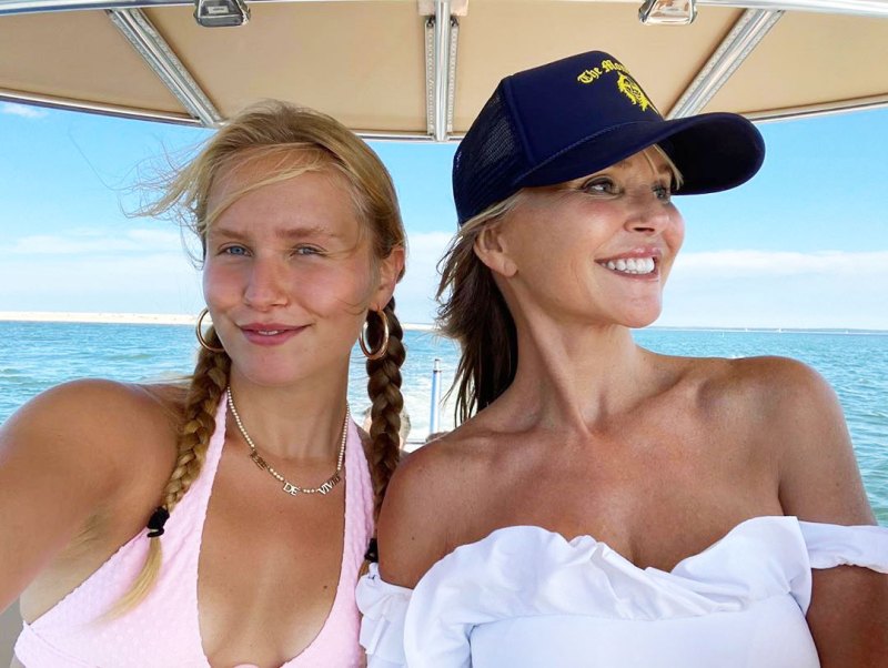 Christie Brinkley and Daughter Sailor Look Like Twins in Swimwear