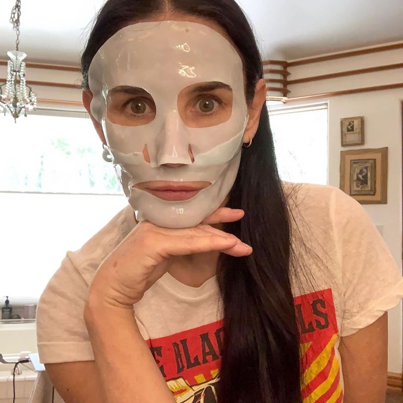 Demi Moore Does Self-Care in 'the Other Face Mask'