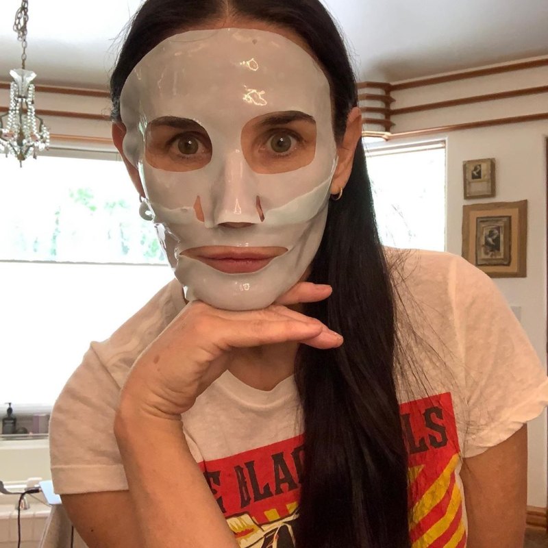 Demi Moore mask