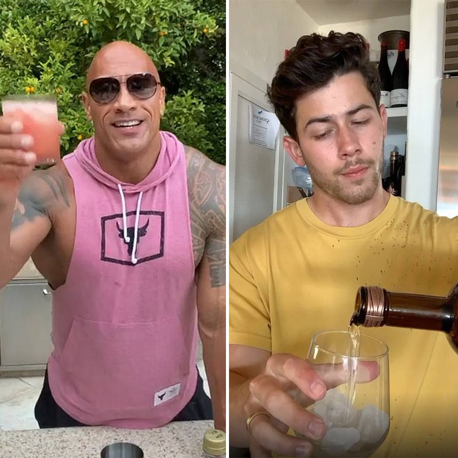 Dwayne Johnson Nick Jonas tequila brands