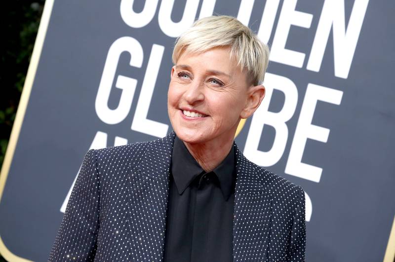 Ellen DeGeneres bartend
