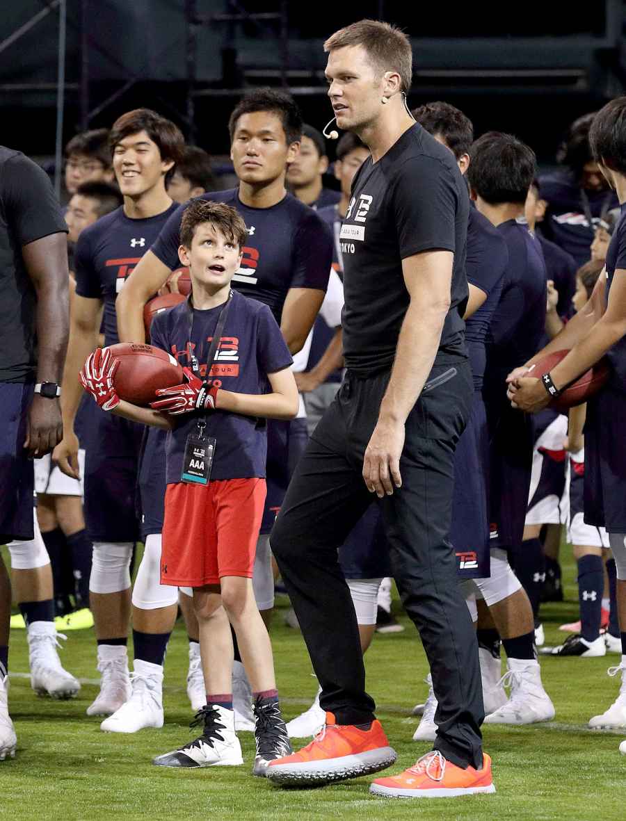 Father-Son Moment Tom Brady and Gisele Bundchens Family Album