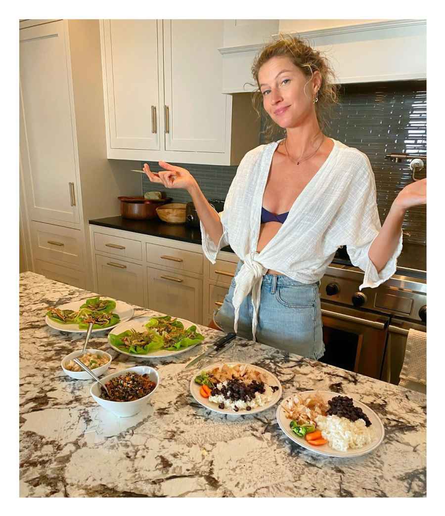 Gisele Bundchen Stars Share What They Eat for Lunch