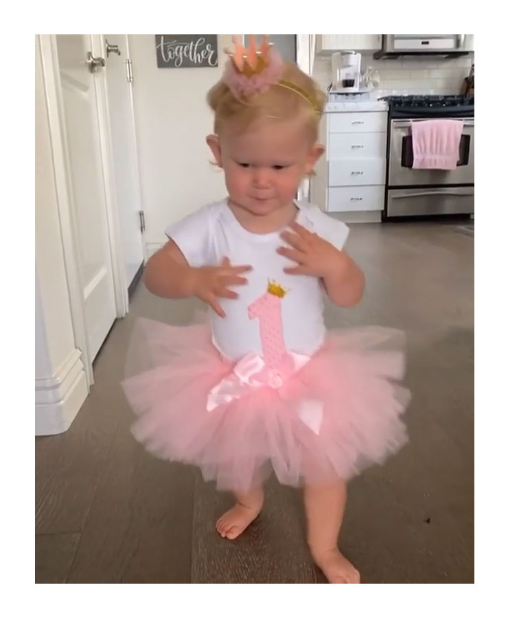 Gretchen Rossi Quarantine Birthday Tutu