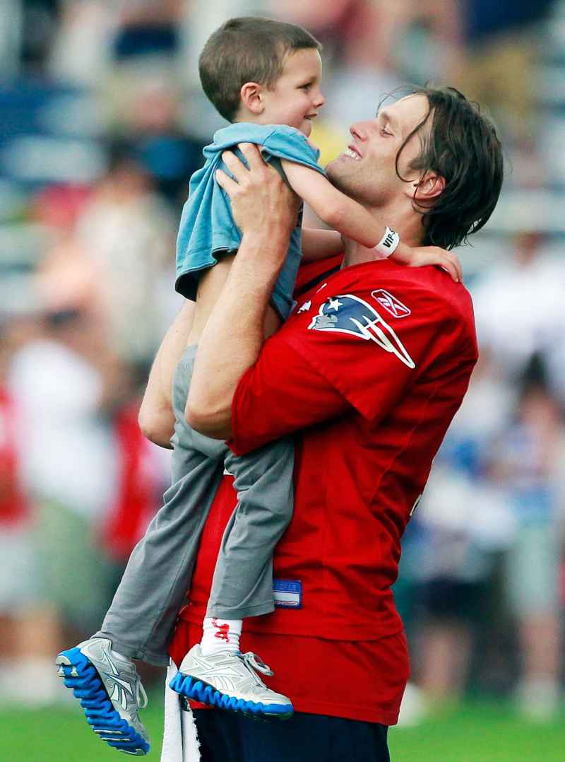 Hugs Tom Brady and Gisele Bundchens Family Album