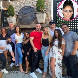 Jersey Shore Cast Shades Angelina Pivarnick at Mike Sorrentino Birthday Celebration