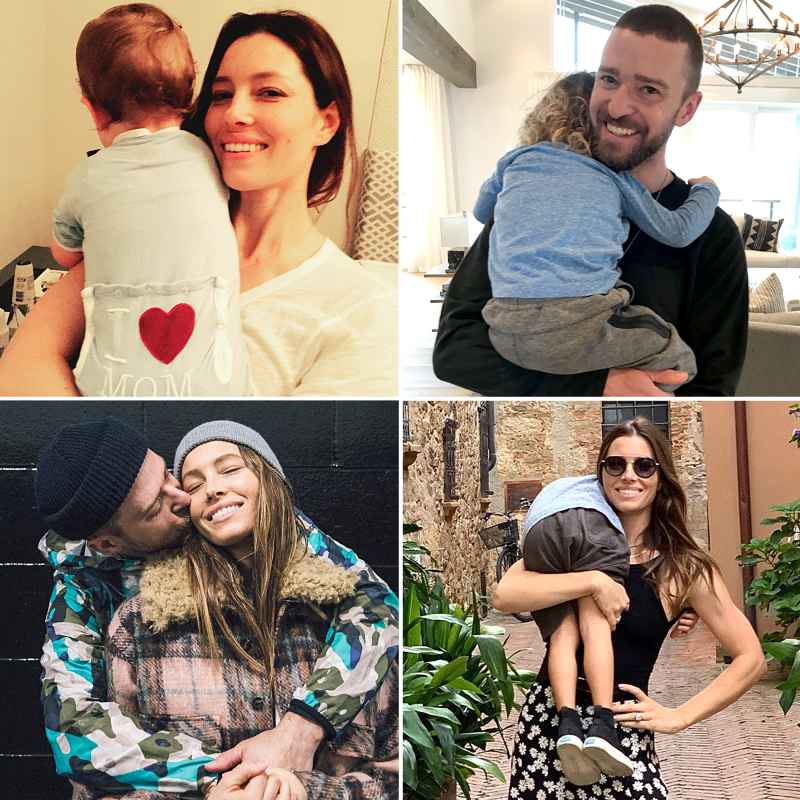 Jessica Biel Justin Timberlake Family Pics Before Baby No 2