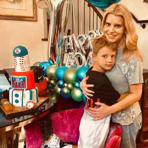 Jessica Simpson Celebrates Son Ace 7th Birthday With Baseball Theme