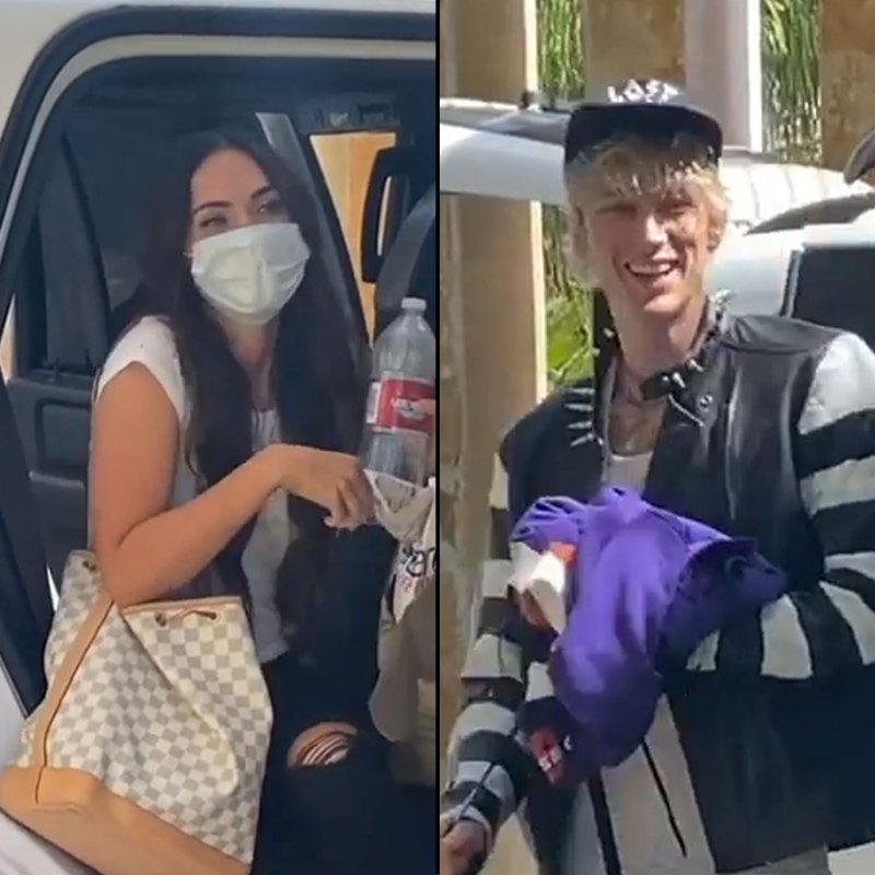 July 2020 Spotted Together at LAX Megan Fox and Machine Gun Kelly Relationship Timeline