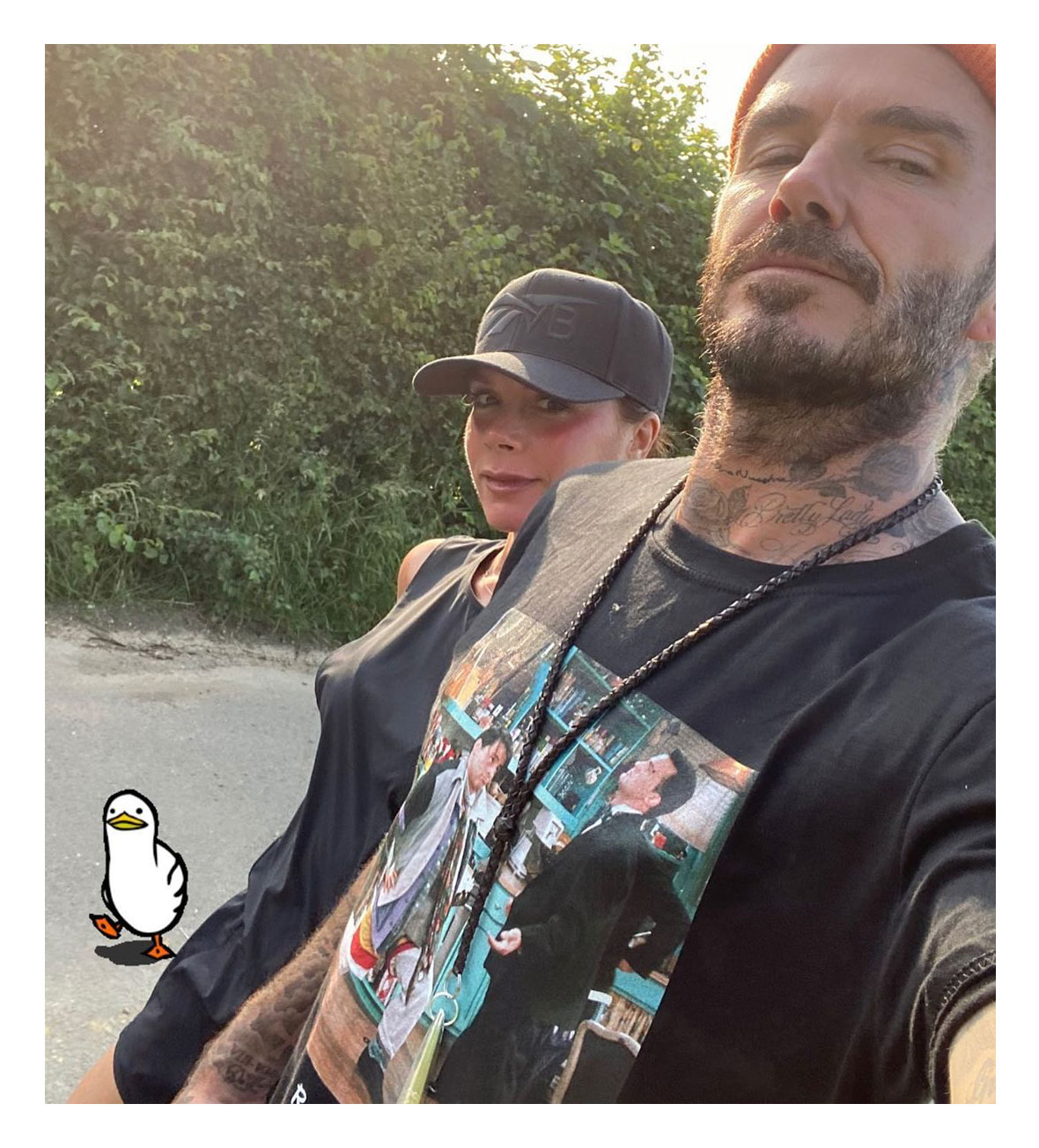 June 2020 Afternoon Walk David and Victoria Beckham David Beckham Instagram
