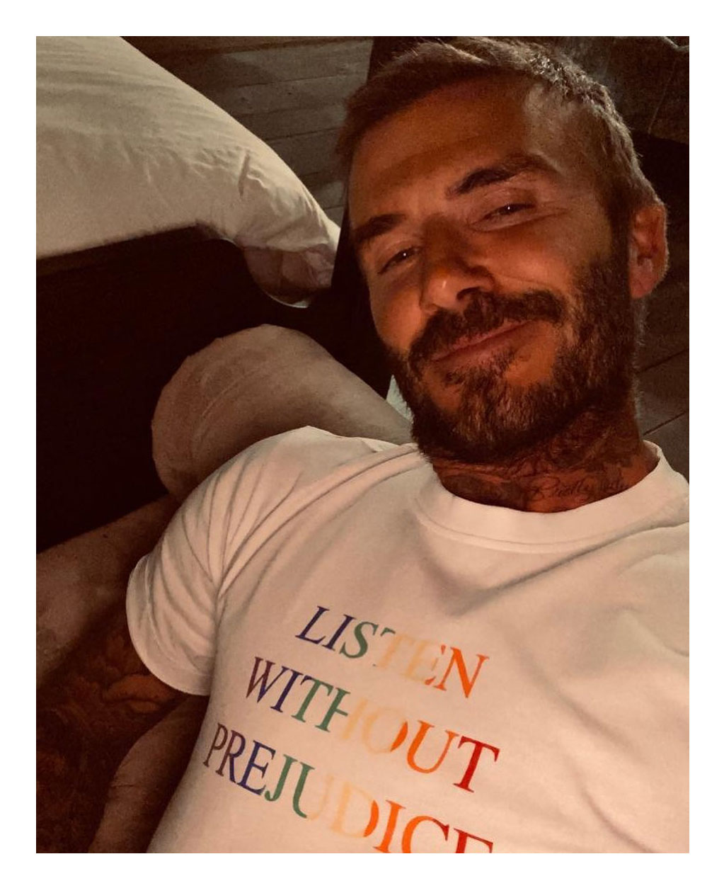 June 2020 Pride Shirt David and Victoria Beckham Timeline Victoria Instagram