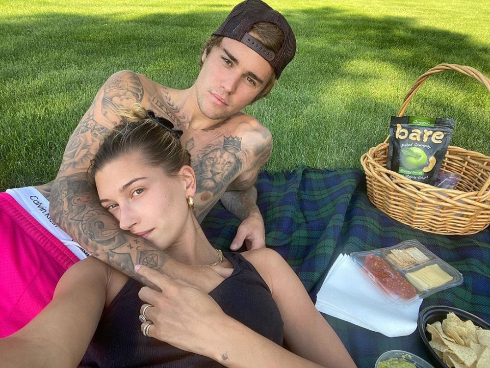 Justin Bieber Picnics With Wife Hailey Baldwin After Kanye West Visit