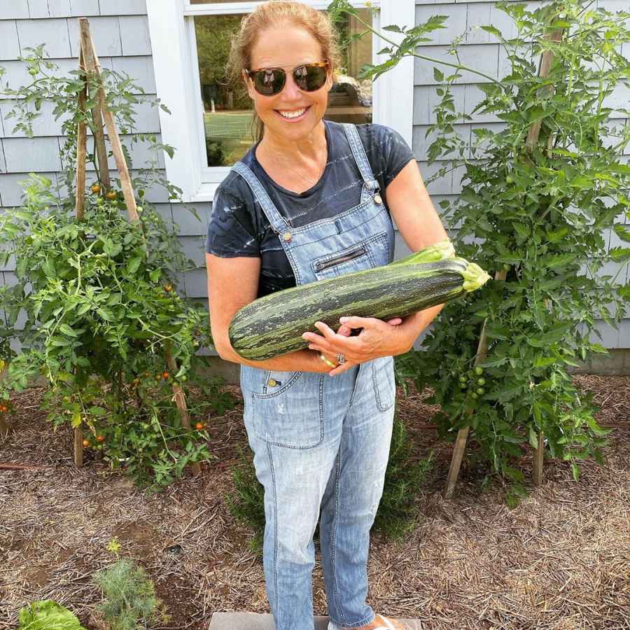 Katie Couric grows own food