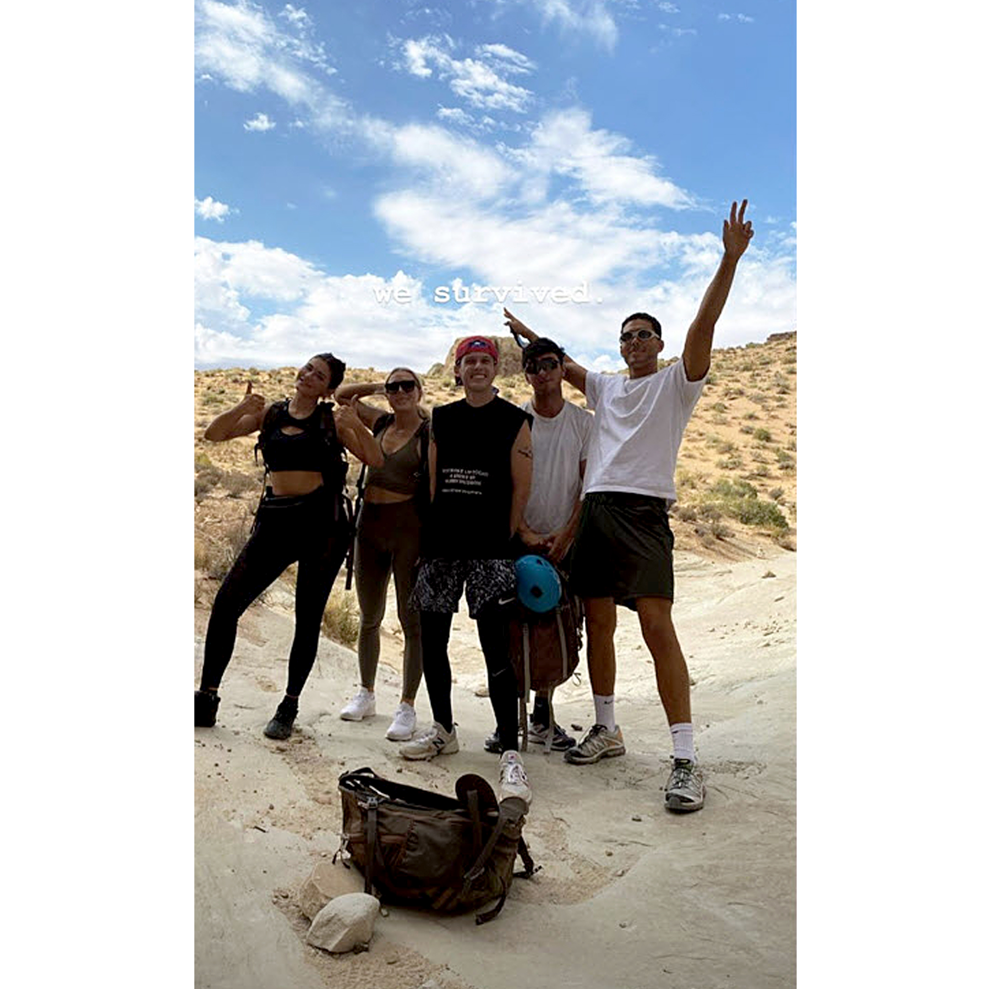 Kendall, Kylie Jenner Vacation in the Utah Desert With Friends