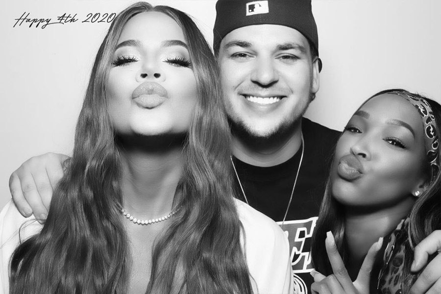 Khloe Kardashian Shares Pics From Tristan Thompson 4th July Party