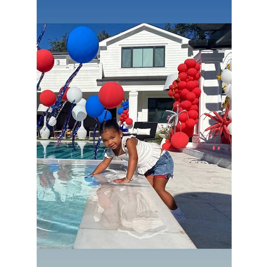 Khloe Kardashian Shares Pics From Tristan Thompson 4th July Party