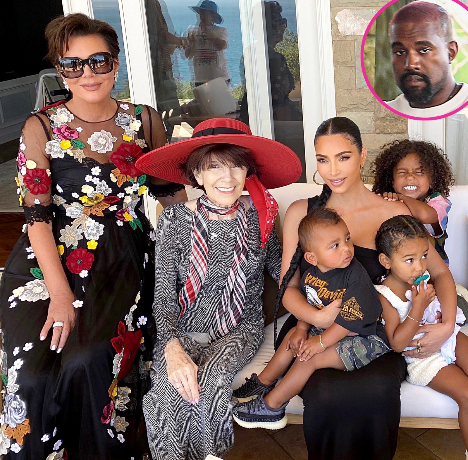 Kim Kardashian Shares Family Photos With 4 Kids After Kanye New Tweets