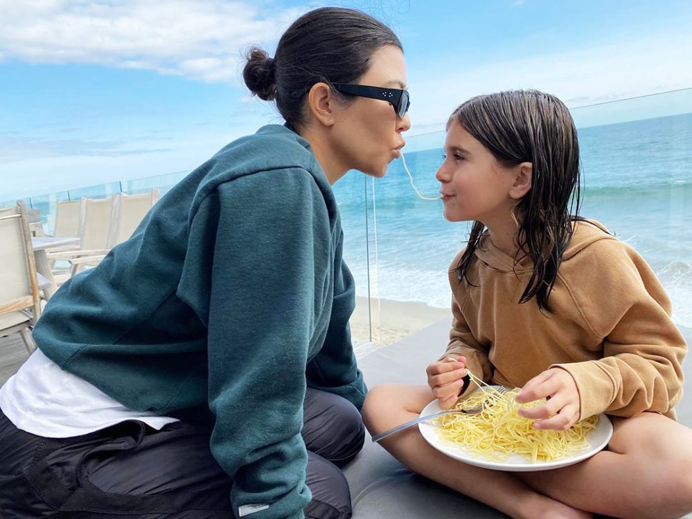 Kourtney Kardashian Makes Pancakes Pasta Penelope Birthday