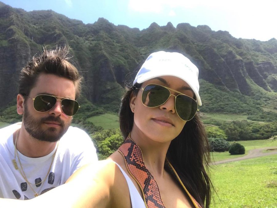 Kourtney Kardashian Scott Disick flirting on Instagram 7