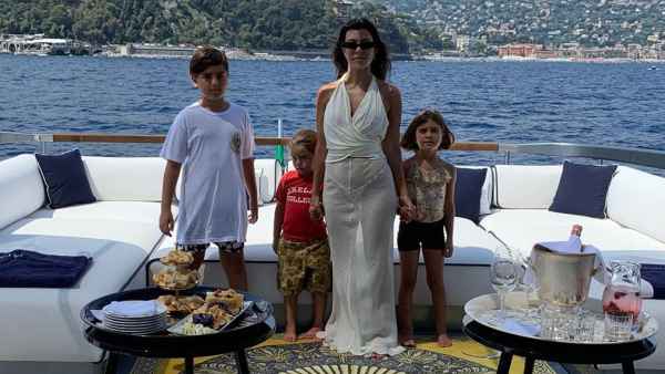 Kourtney Kardashian Stays Present With Three Kids Mason Penelope Reign