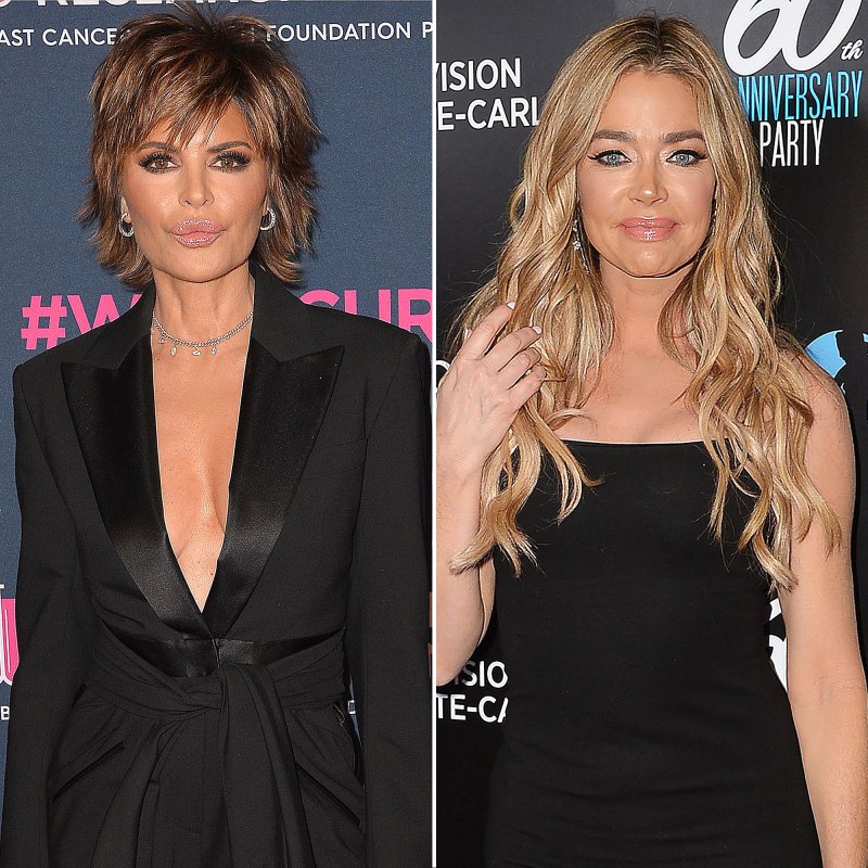 Lisa Rinna and Denise Richards RHOBH The Real Housewives of Beverly Hills Dramatic Reunion