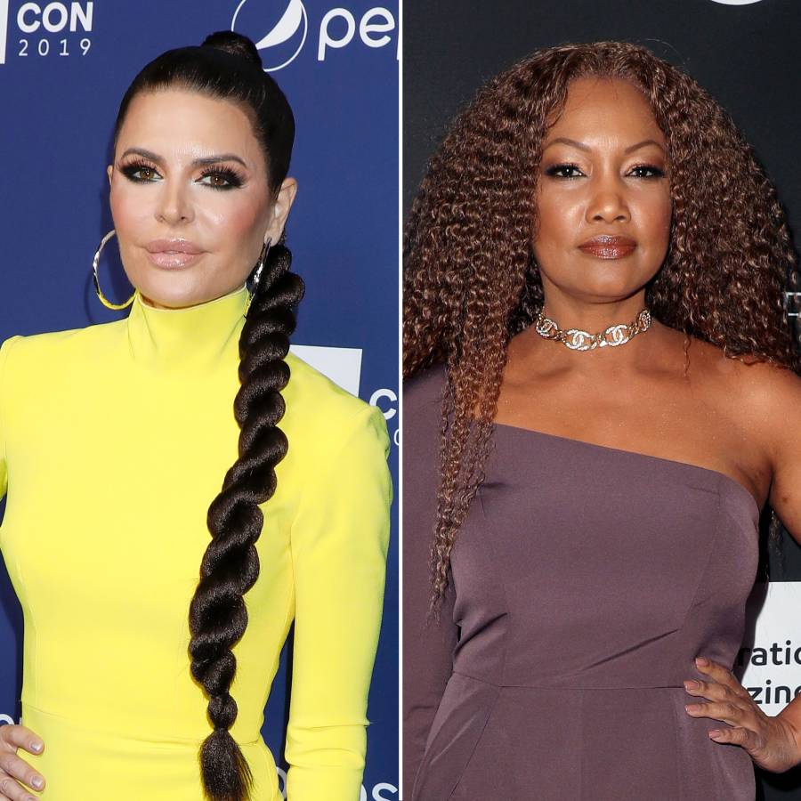 Lisa Rinna and Garcelle Beauvais RHOBH The Real Housewives of Beverly Hills Dramatic Reunion