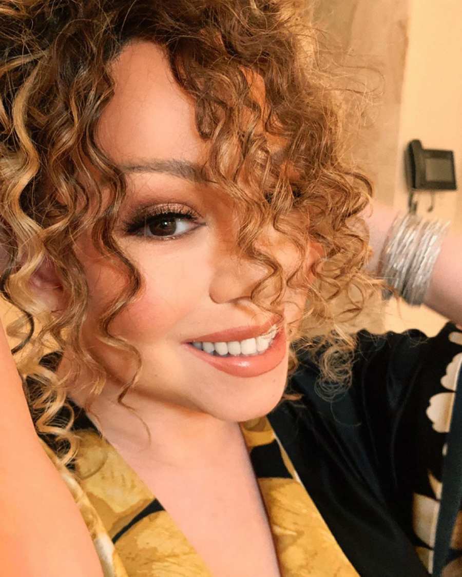 Mariah Carey's Highlighted Curls Steal the Show in Her Latest Snap
