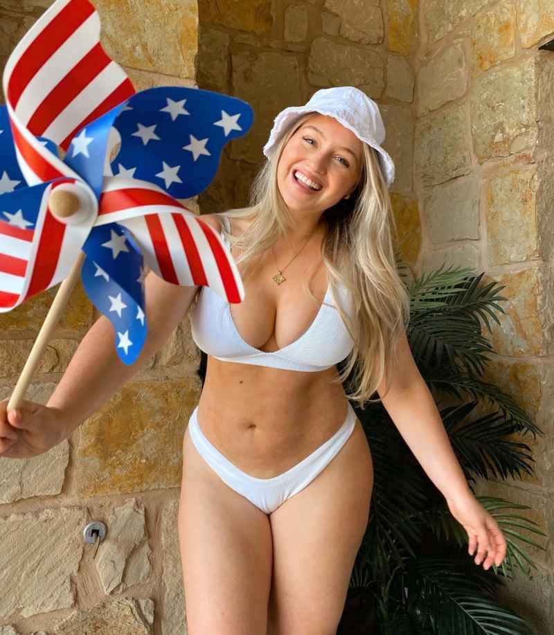 Iskra Lawrence More Stars Celebrated the 4th of July