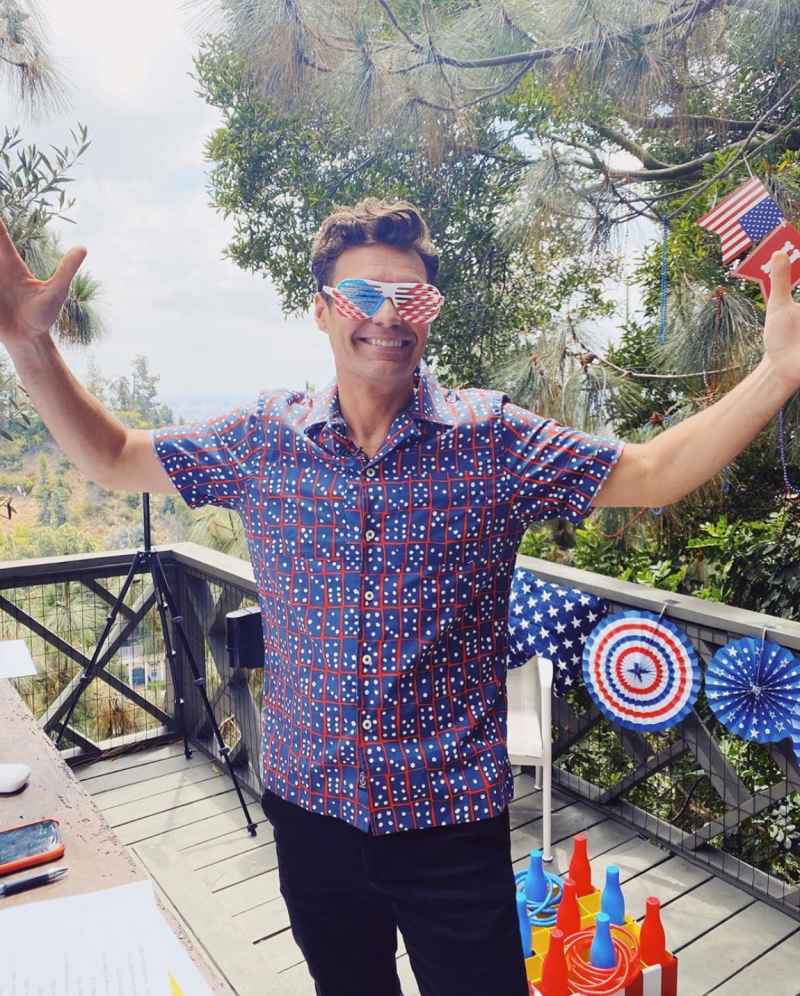 Ryan Seacrest More Stars Celebrated the 4th of July