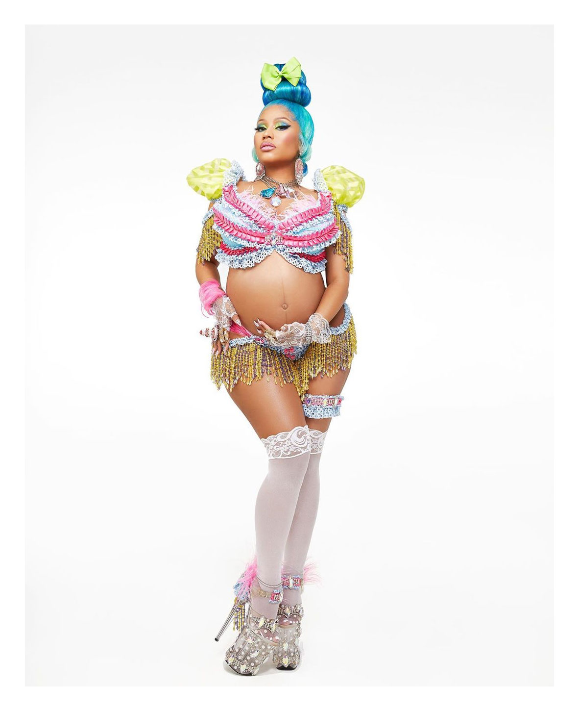 Real Naked Nicki Minaj Porn - Nicki Minaj's Baby Bump Album: Pregnancy Pics Ahead of 1st Child