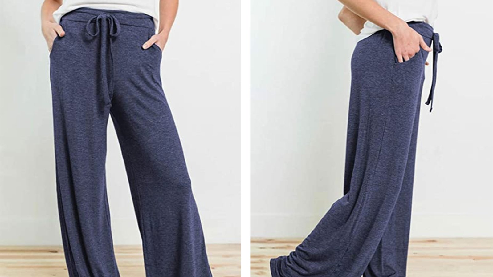 PRETTYGARDEN Women’s Casual Drawstring Waist Stretchy Loose Lounge Pants