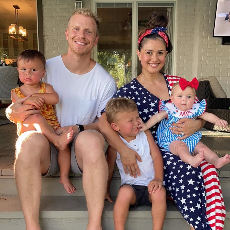 Festive Outfits Patriotic Pic See Catherine Giudici Sean Lowe Best Moments With 3 Kids