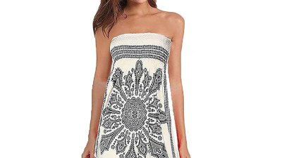 QegarTop Women's Summer Strapless Beach Dress