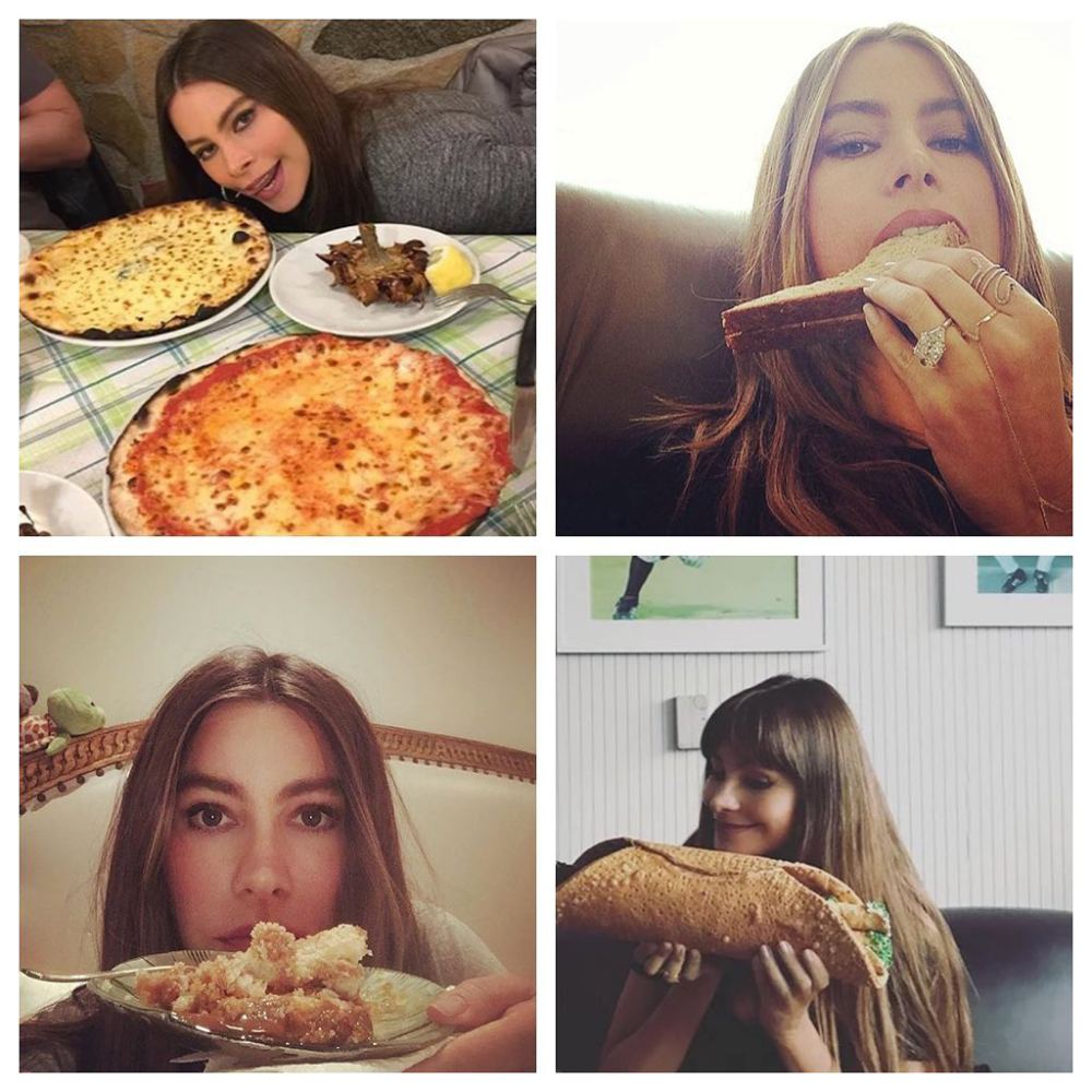 Sofia Vergara Shares Hilarious Series of Food Selfies: 'Taking a Trip Down Memory Lane'
