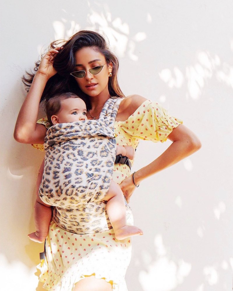 Shay Mitchell Carrying Baby Atlas