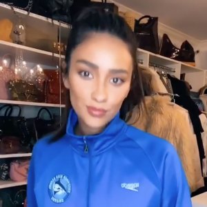 Throwback! Shay Mitchell Rewears ‘Pretty Little Liars’ Swim Team Tracksuit