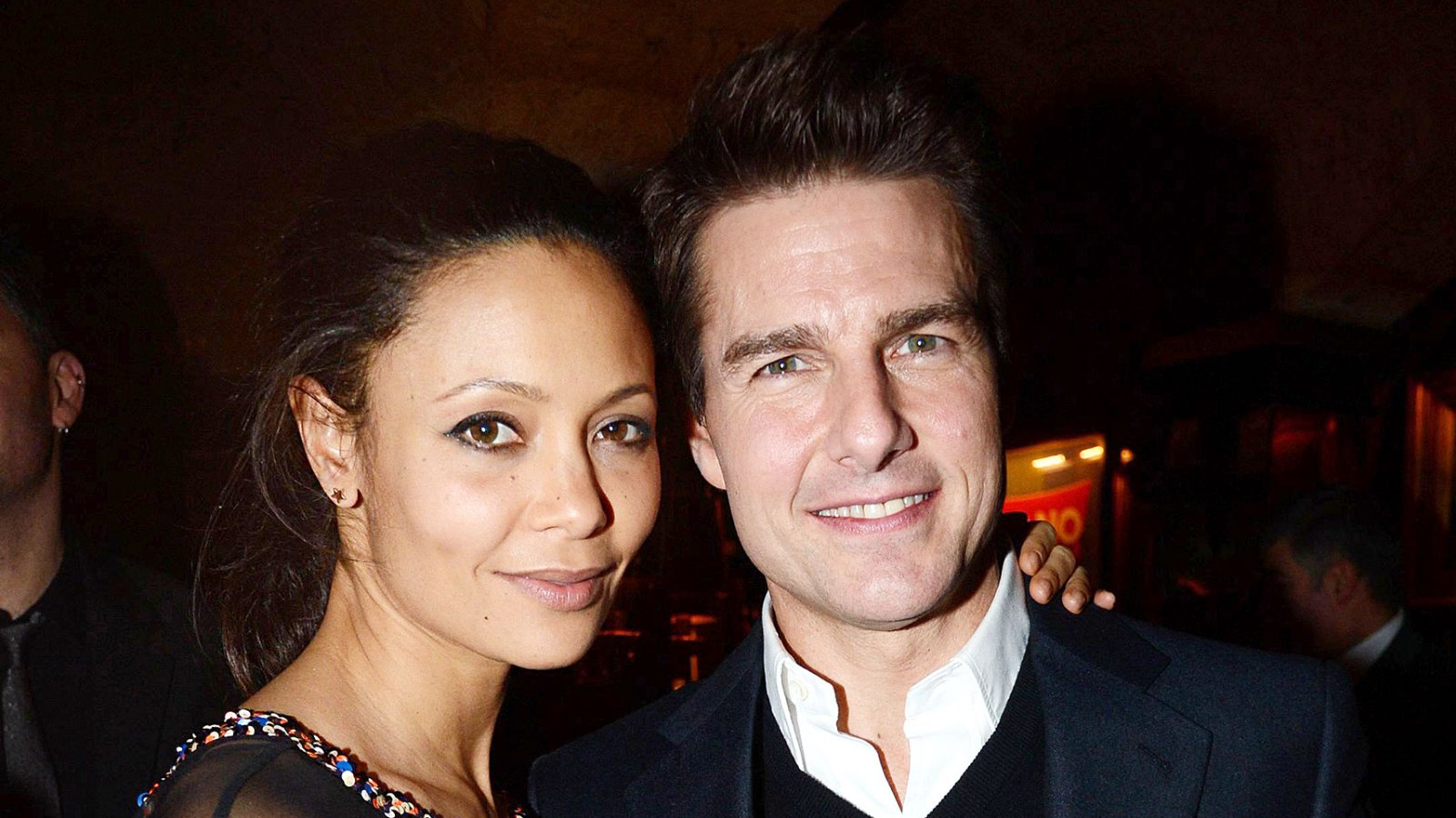 Thandie Newton and Tom Cruise at Pre-BAFTA Dinner Thandie Newton Recalls Tom Cruise Giving Her a Book With the Greatest Hits of Scientology for Christmas